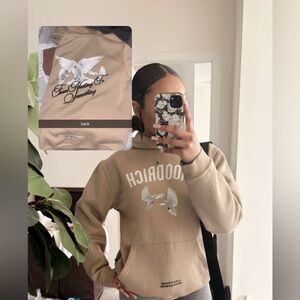 “Hoodrich” Tan Hoodie